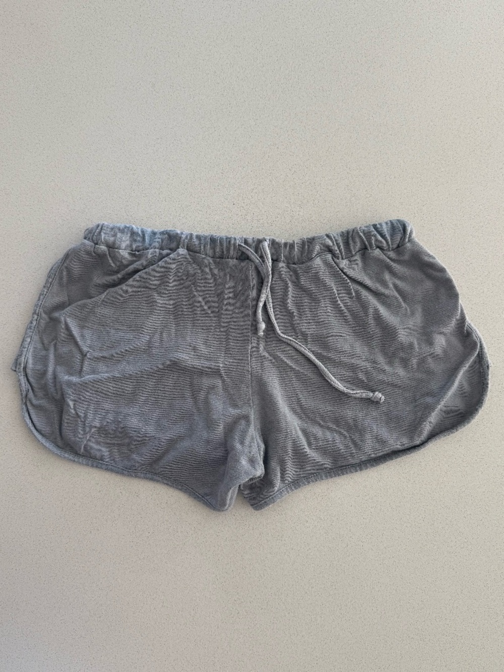 Brandy Melville John Galt Grey Drawstring Lounge Short OneSize Soft Comfy Casual